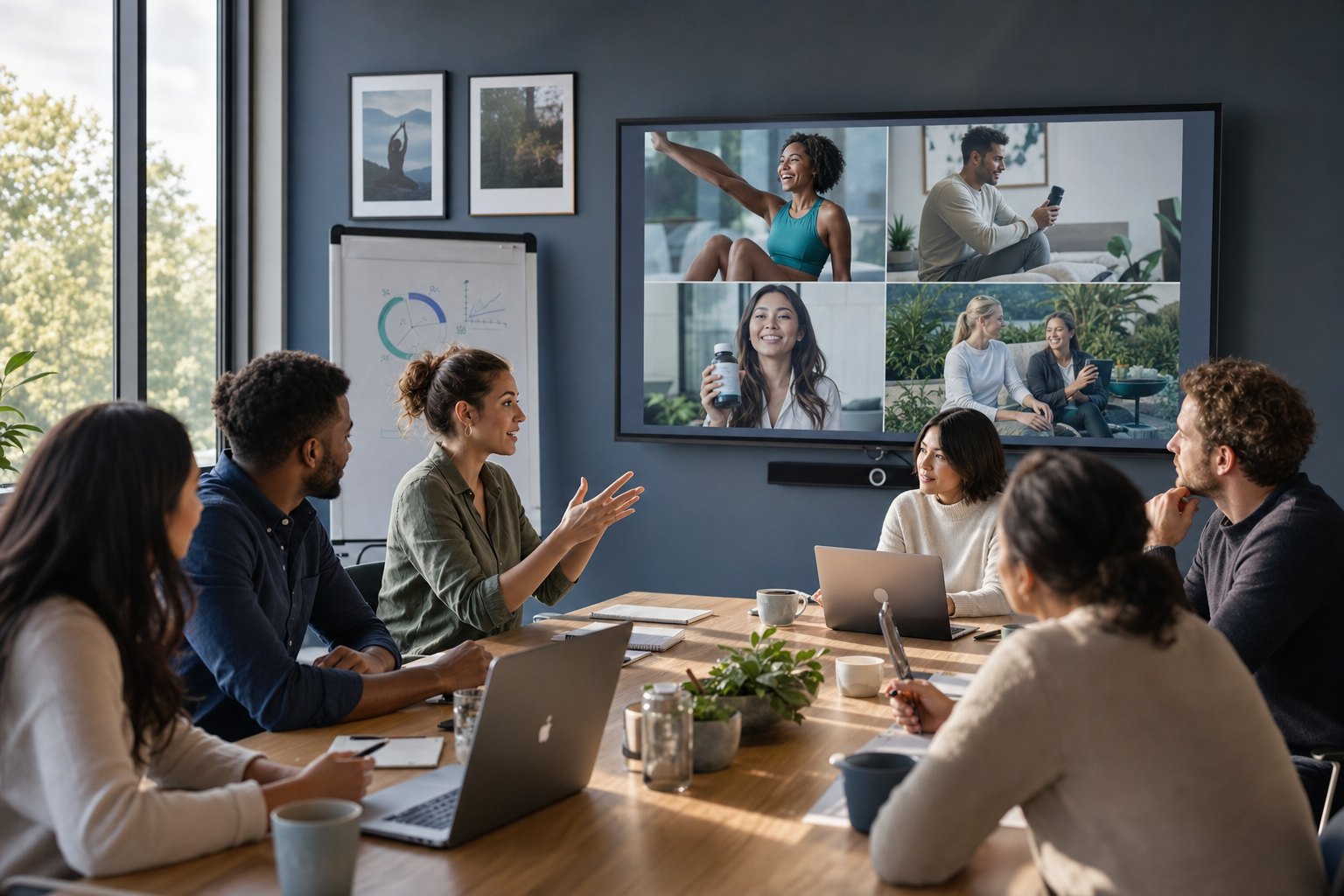 Wellness Marketing Conference Room with Influencer Campaigns