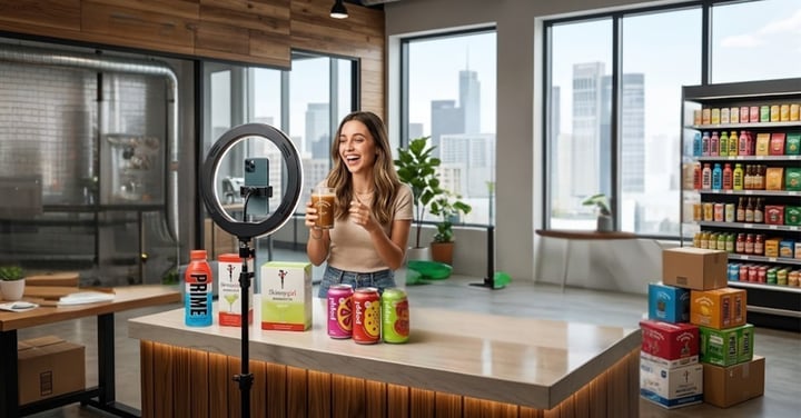 Influencer beverage brands