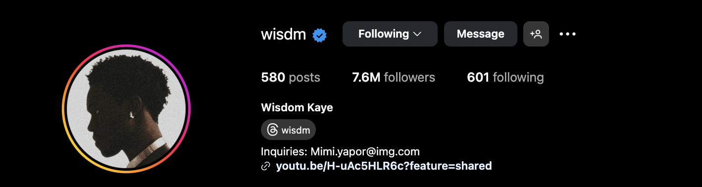 Wisdom Kaye