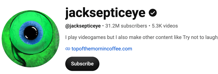 Jacksepticeye, an energetic gaming creator, smiling in a colorful gaming-studio setting.