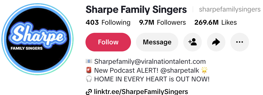 Sharpe Family singers