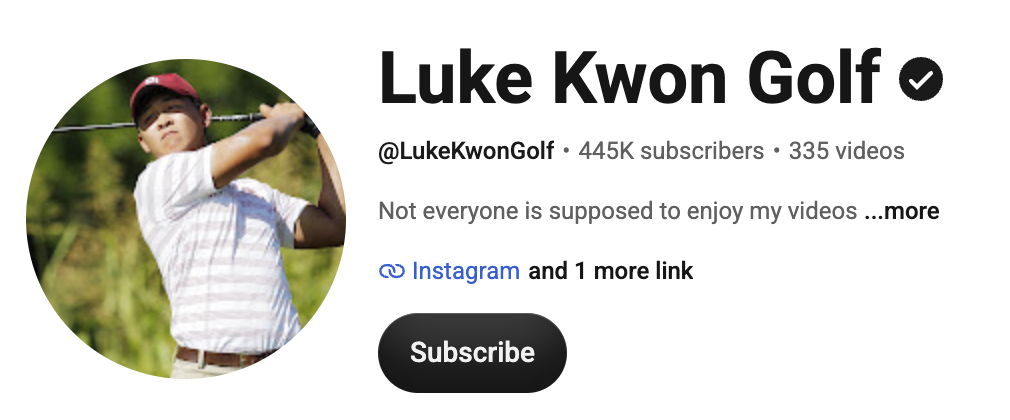 Luke Kwon Golf
