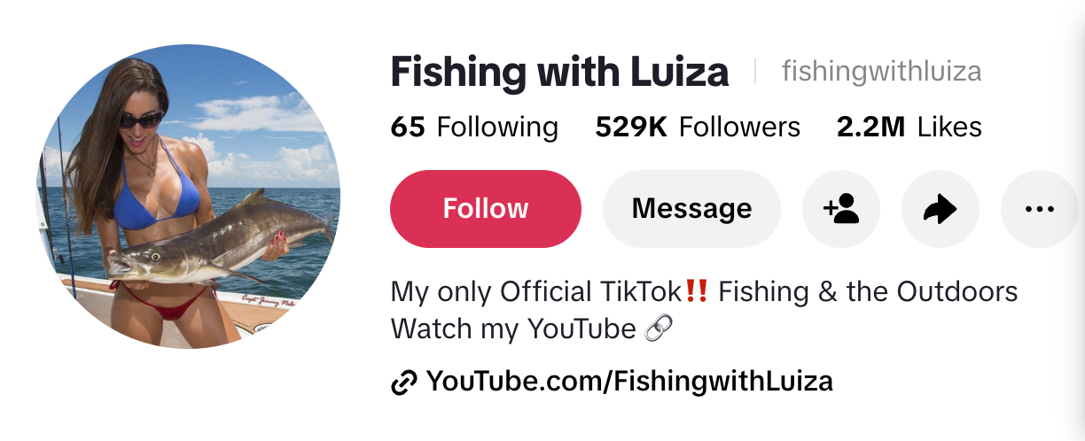 Fishing with Luiza