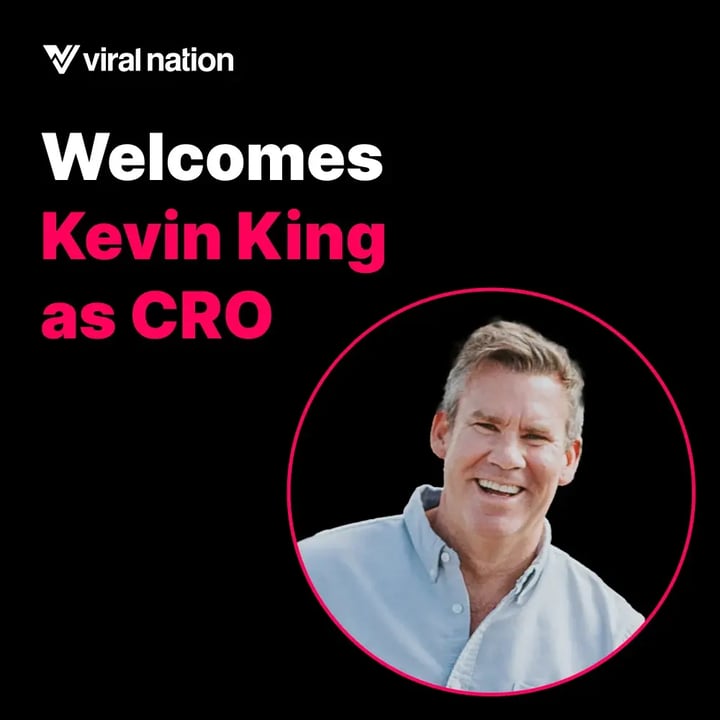 Viral Nation welcomes Kevin King as new CRO