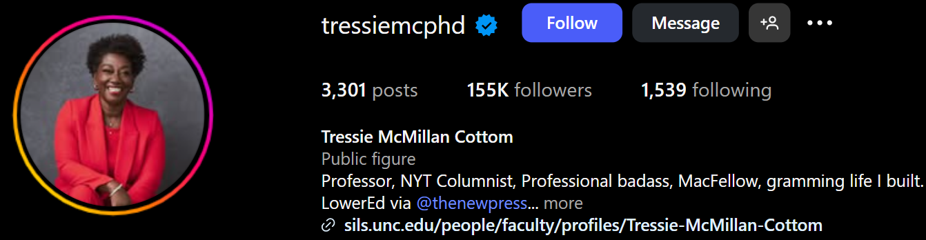 Dr. Tressie McMillan