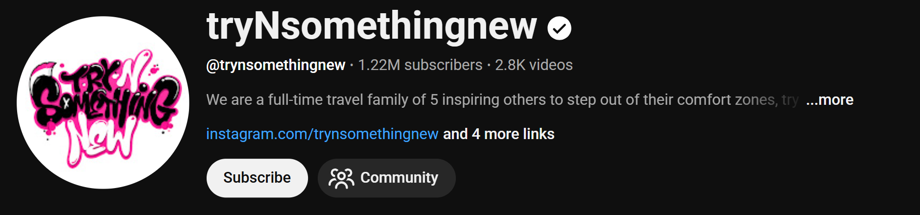 tryNsomething new