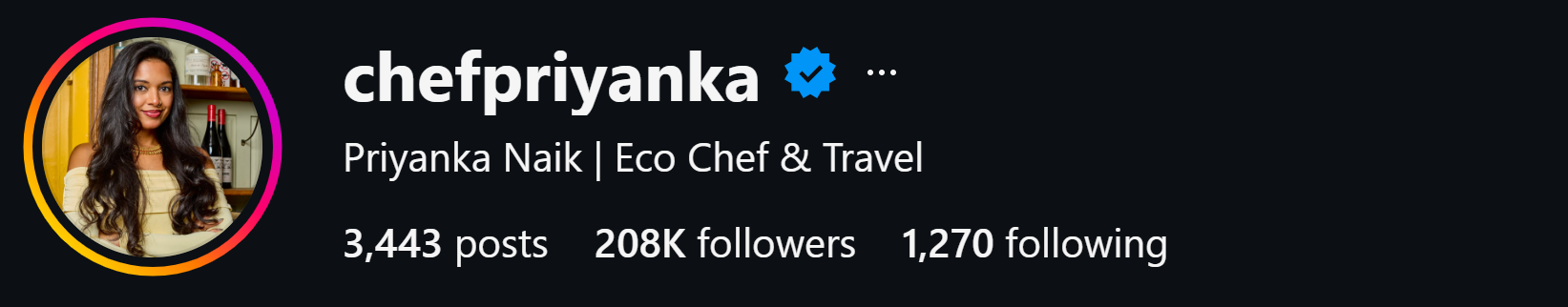 Chef Priyanka