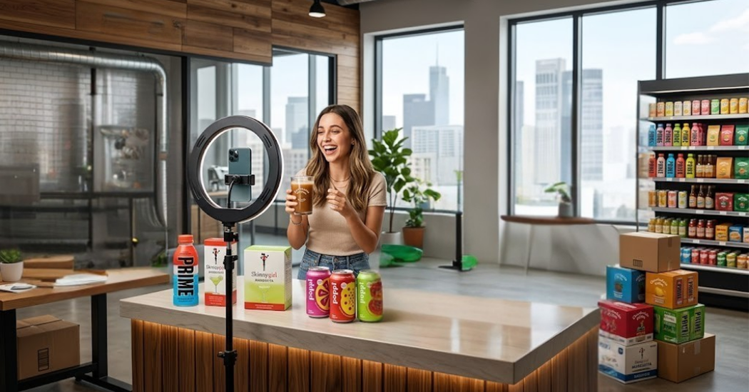 influencer beverage brands