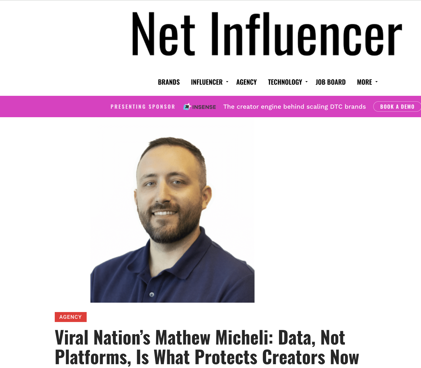 Mathew Micheli in Net Influencer