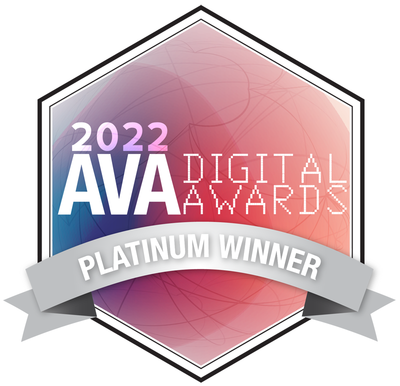 AVA Digital Awards 2022 Platinum Winner